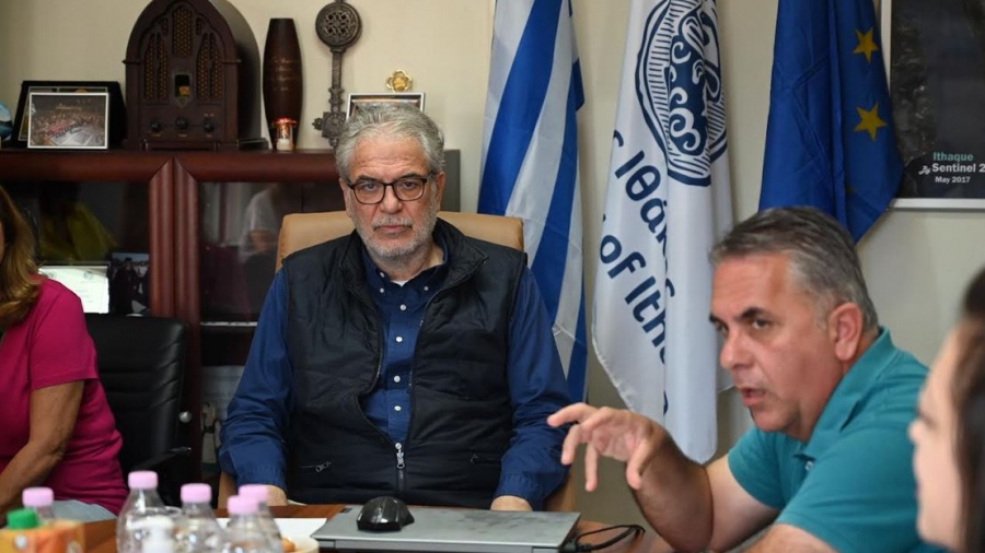 Αυτοψία Στυλιανίδη στην Ιθάκη – Σύσκεψη για ζητήματα που αφορούν στην τοπική κοινωνία και τις υποδομές του νησιού