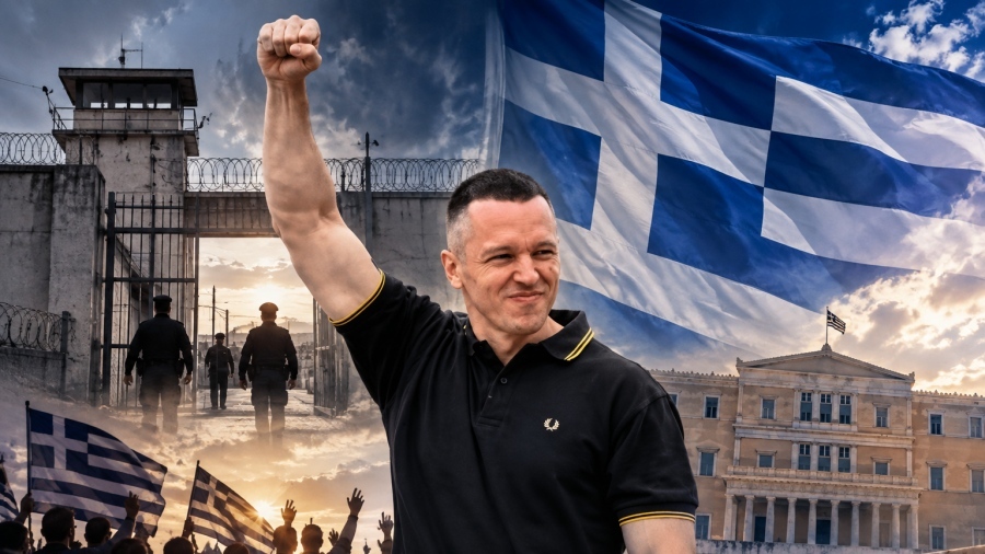 The grand return: Kasidiaris released from prison - Back in politics, next steps - Dozens of supporters in Domokos