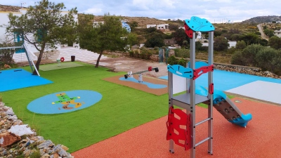 Με τη στήριξη της ΔΕΠΑ Εμπορίας ολοκληρώθηκε ο νέος παιδότοπος στους ακριτικούς Αρκιούς