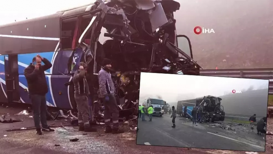 Πολύνεκρο τροχαίο σε αυτοκινητόδρομο στον Μαρμαρά της Τουρκίας - Τουλάχιστον 10 νεκροί και 57 τραυματίες