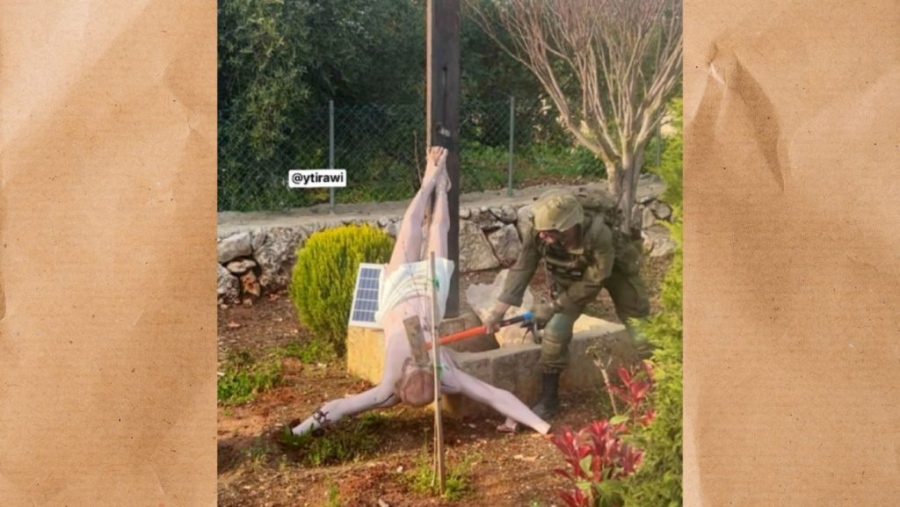 Τον σταύρωσαν ξανά οι Εβραίοι - Στρατιώτης των IDF καταστρέφει χριστιανικό σύμβολο με τον Χριστό - Η συγγνώμη του Ισραήλ