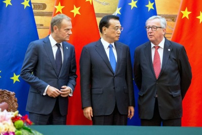 Σύνοδος ΕΕ - Κίνας: Juncker Και Tusk καλούν το Πεκίνο να αποφύγει τον εμπορικό πόλεμο