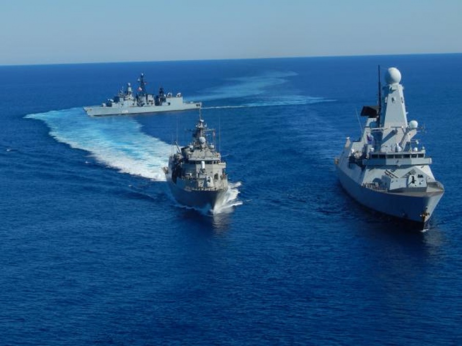 Συνεκπαίδευση μεταξύ πλοίων του ελληνικού και γερμανικού πολεμικού ναυτικού