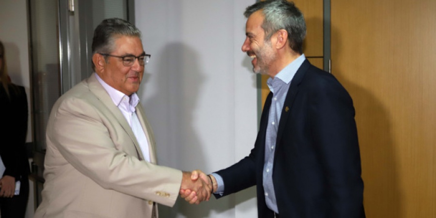 Συνάντηση Κουτσούμπα με Ζέρβα στη Θεσσαλονίκη - Του ευχήθηκε καλή δύναμη και καλή θητεία