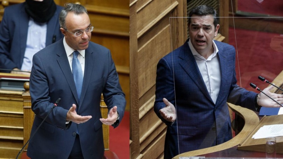 Βουλή: Στα ύψη η αντιπαράθεση για τον πτωχευτικό κώδικα - Πρόταση μομφής κατά Σταϊκούρα από τον Αλέξη Τσίπρα
