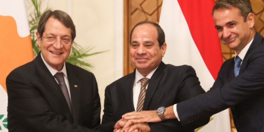 Κοινή Διακήρυξη Κύπρου - Ελλάδας - Αιγύπτου: Καταδίκη παράνομων ενεργειών της Τουρκίας