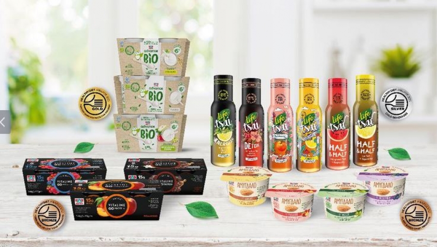 Η ΔΕΛΤΑ διακρίθηκε στα Healthy Diet Awards 2021, με 4 βραβεία για τα καινοτόμα προϊόντα της