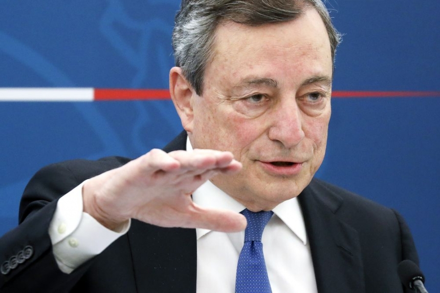 Draghi (Ιταλία): Παραμένει επιτακτική ανάγκη η νομισματική και δημοσιονομική στήριξη της οικονομίας