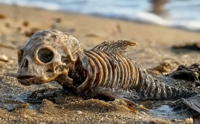 Εφιαλτική «ανακάλυψη» στη Βρετανία: Ζευγάρι φωτογράφισε «σκελετό γοργόνας»