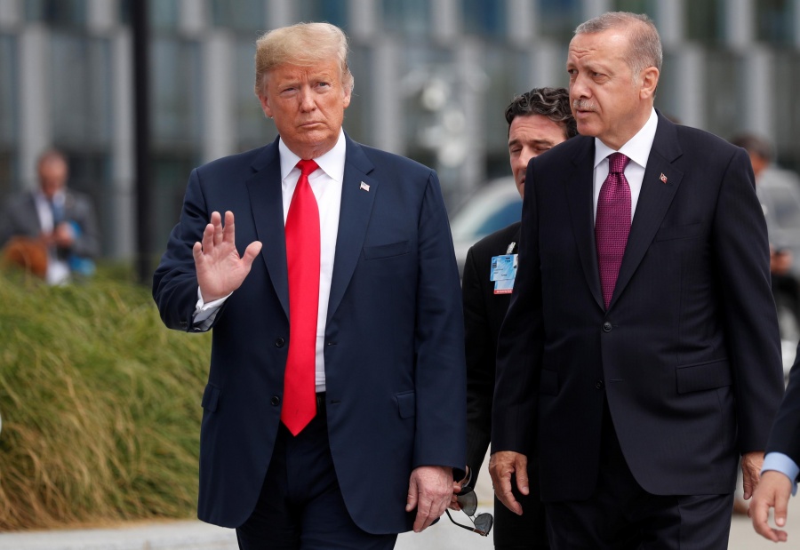 Επικοινωνία Trump – Erdogan για τη Συρία – Συζήτηση για δημιουργία πιθανής ζώνης ασφαλείας