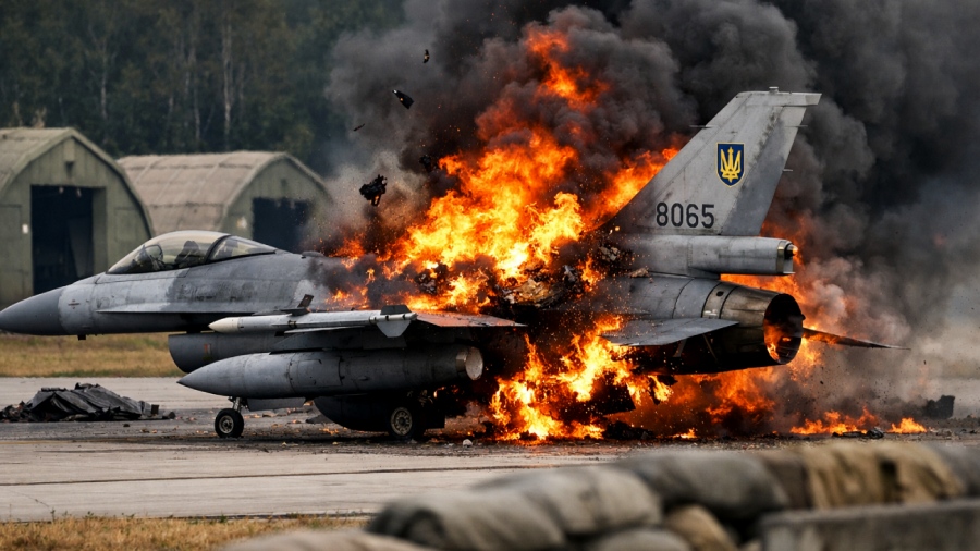 Σφυροκόπημα χωρίς έλεος στο Mykolaiv: Οι Ρώσοι πυρπόλησαν 2 Su-24 και ένα F-16 των Ουκρανών με μπαράζ Iskander
