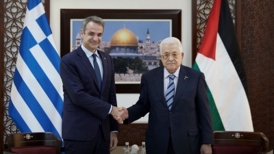 Συνάντηση Μητσοτάκη με Abbas στη Ραμάλα: Στήριξη της Ελλάδας στην Παλαιστινιακή Αρχή