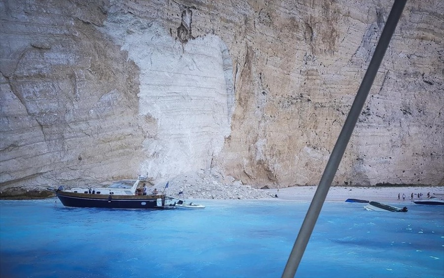 Ζακυνθος: Επτά συνολικά τραυματίες από την πτώση βράχων στο Ναυάγιο