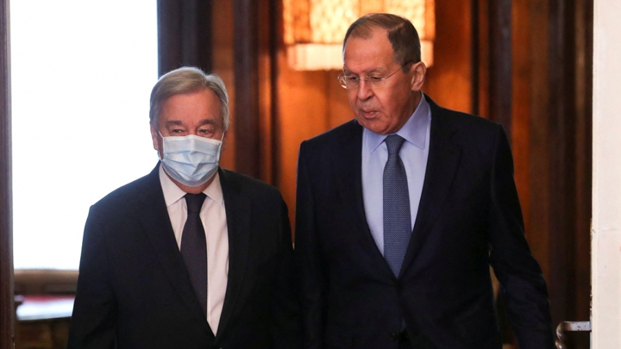 Επίθεση Lavrov σε Guterres σε... live μετάδοση: Προσπαθήσατε να παρακάμψετε βασικούς κανόνες