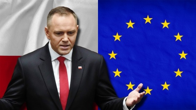 Μήνυμα – σοκ από την Πολωνία – Ο πρόεδρος Nawrocki «πέταξε» τη σημαία της ΕΕ από το γραφείο του