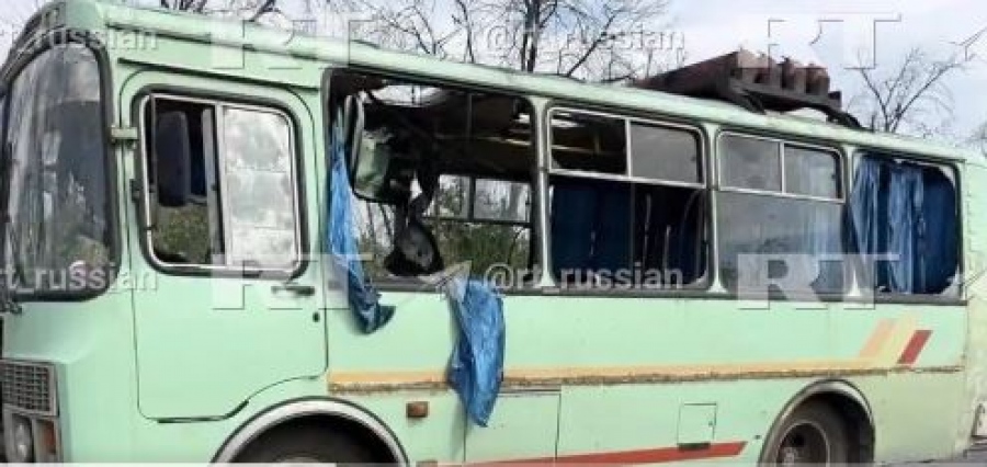 Ωμή τρομοκρατία - Μακελειό σε δρόμο του Lugansk: Ουκρανικό drone χτύπησε λεωφορείο με αμάχους, 9 μεκροί