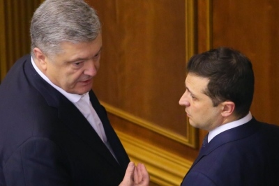 Οι Zelensky και Poroshenko αφαιρέθηκαν από τη λίστα καταζητούμενων στη Ρωσία