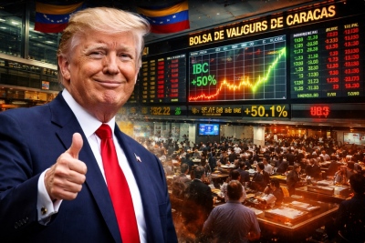 Caracas stock market records 160% shock rally following Maduro’s ouster – Trump’s role under scrutiny and the mystery trader