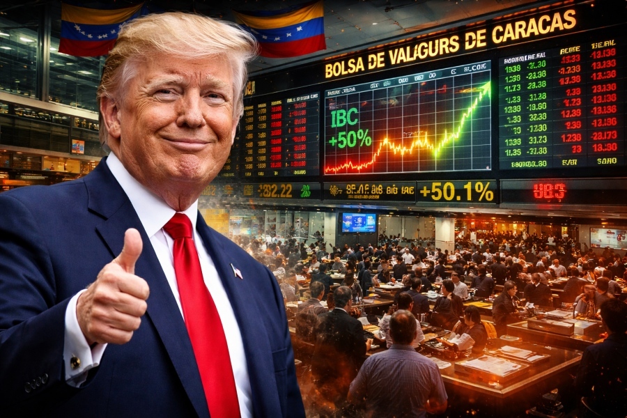 Caracas stock market records 160% shock rally following Maduro’s ouster – Trump’s role under scrutiny and the mystery trader