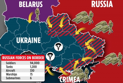 ΗΠΑ: Αναμένουμε επίθεση της Ρωσίας στην Ουκρανία, ως τα μέσα Φεβρουαρίου - Απάντηση για τις εγγυήσεις ασφάλειας έδωσαν οι ΗΠΑ στη Ρωσία