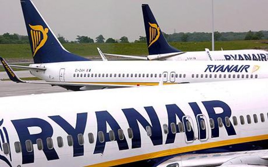 Ryanair: Μειώνει κατά 20% τις πτήσεις της τον Σεπτέμβριο και τον Οκτώβριο, λόγω πτώση της ζήτησης
