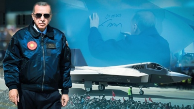 Τουρκία: Μήνυμα Erdogan για την παρθενική πτήση του μαχητικού αεροσκάφους ΚΑΑΝ - «Μας ακούν στο Αιγαίο και τη Μεσόγειο»