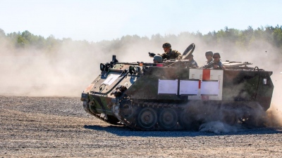 Τρομερή επίθεση στη Zaporizhia - Οι Ρώσοι σφυροκόπησαν ουκρανικές δυνάμεις με όχημα του ΝΑΤΟ - Δέσποζε η... σημαία των ΗΠΑ