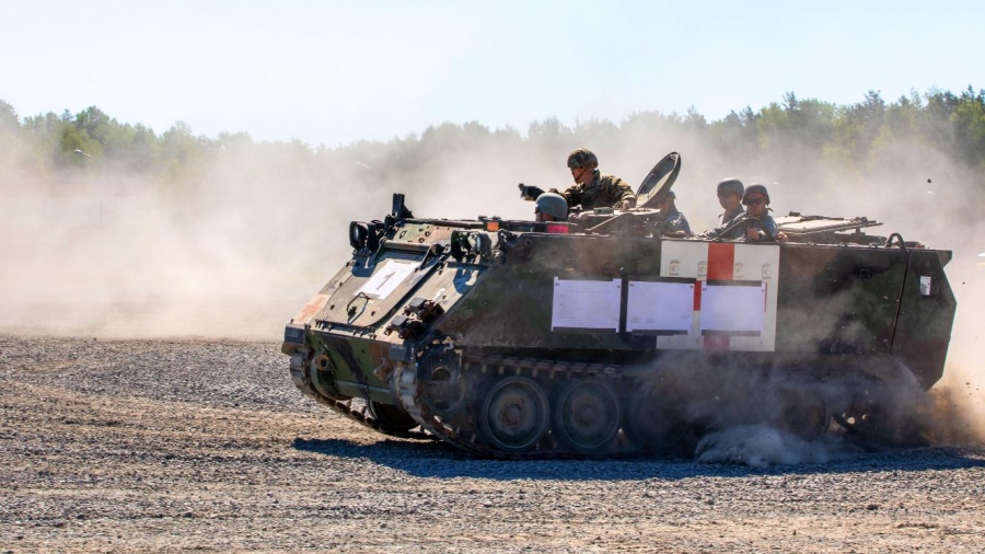 Τρομερή επίθεση στη Zaporizhia - Οι Ρώσοι σφυροκόπησαν ουκρανικές δυνάμεις με όχημα του ΝΑΤΟ - Δέσποζε η... σημαία των ΗΠΑ