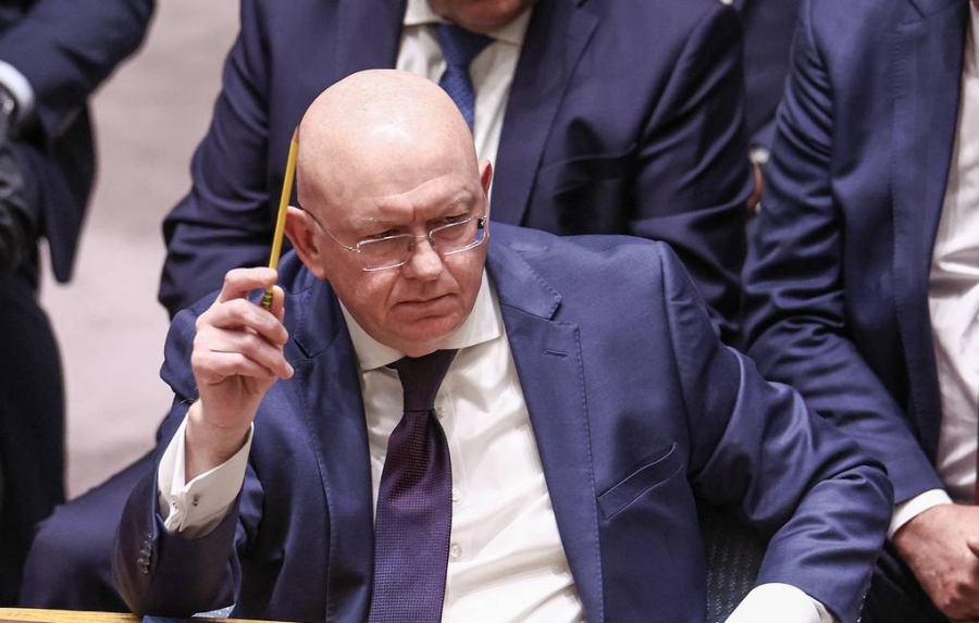 Nebenzya (Ρωσία - ΟΗΕ): Άδεια για τη δολοφονία Παλαιστινίων αμάχων το ψήφισμα των ΗΠΑ