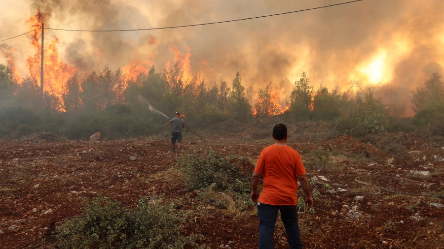 Πολύ υψηλός κίνδυνος πυρκαγιάς – κατηγορίας 4 σε 6 περιφέρειες της Ελλάδας την Κυριακή (6/8)