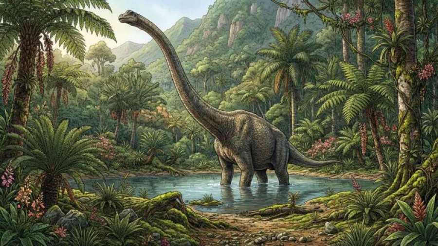 Ανατρέπει την ιστορία ανακάλυψη στην Κίνα - Εντοπίστηκε δεινόσαυρος μήκους 28 μέτρων!