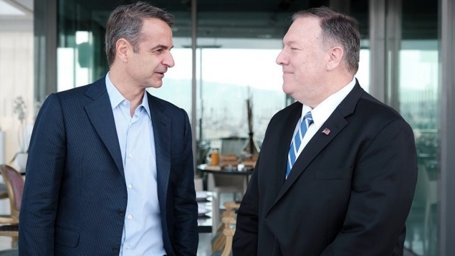 Pompeo (ΥΠΕΞ): Η δουλειά που κάνουν ΗΠΑ και Ελλάδα στην Αν. Μεσόγειο διασφαλίζει την ελευθερία