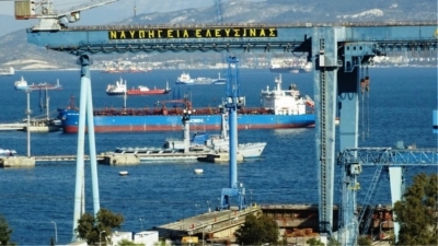 Ναυπηγεία Ελευσίνας: Μνημόνια συνεργασίας με έλληνες προμηθευτές υπέγραψαν οι εταιρείες Fincantieri και Leonardo