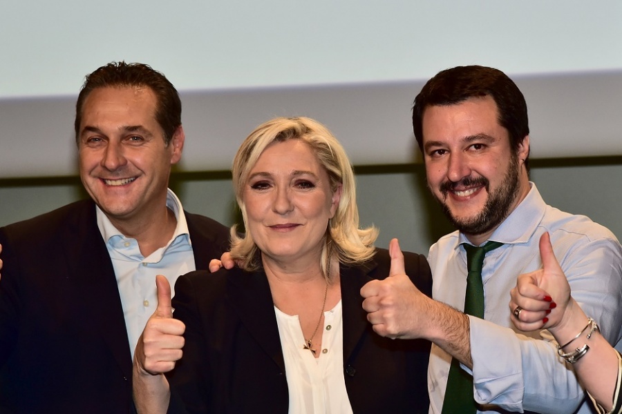 Ο Salvini συσπειρώνει την Ευρωπαϊκή ακροδεξιά με Le Pen και Strache - Θέλει έως και 61 έδρες στο Ευρωκοινοβούλιο