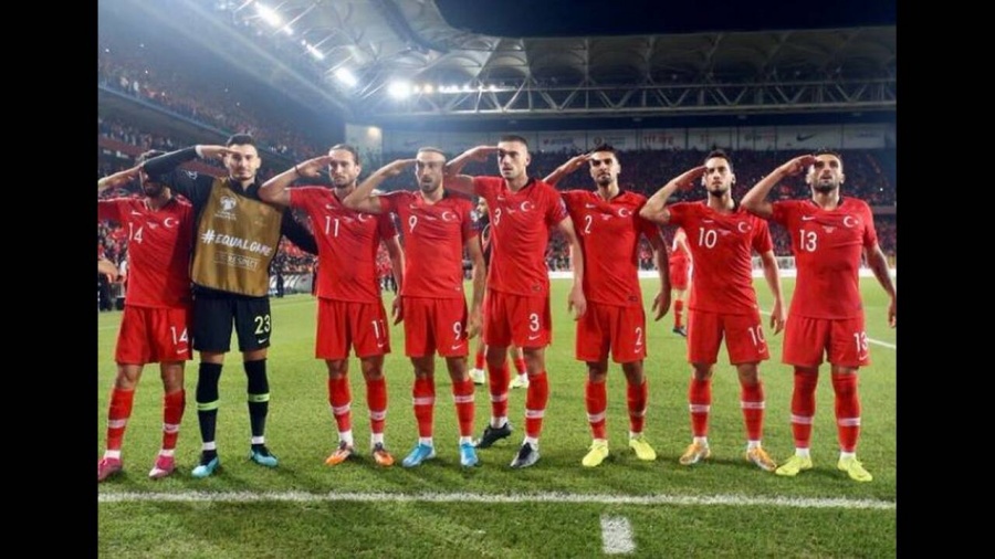 Αντιαθλητική στάση της Εθνικής Τουρκίας στο Euro 2020 - 