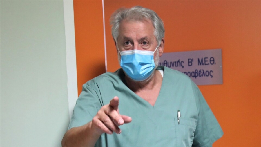 Καπραβέλος: Πάμε για τραγωδία ανεμβολίαστων - Στη Β. Ελλάδα, 8 ασθενείς είναι διασωληνωμένοι σε απλές κλίνες