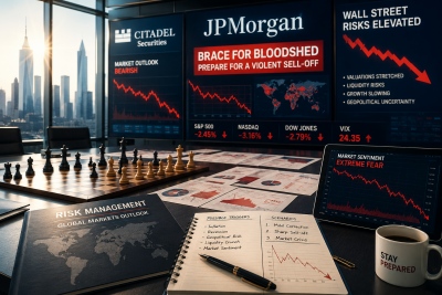 Ασύλληπτο... JPMorgan και Citadel βλέπουν «αιματοχυσία» στη Wall Street έως 18 Σεπτεμβρίου – Έρχεται βίαιο sell off