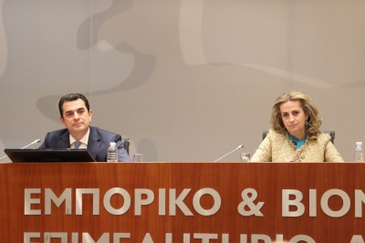 Σκρέκας στο ΕΒΕΑ: Επιταχύνουμε τα προγράμματα για νοικοκυριά, αγρότες, μικρές επιχειρήσεις