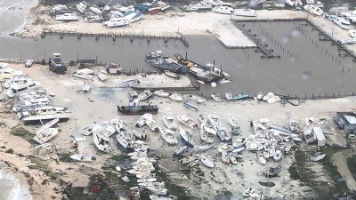 Το καταστροφικό πέρασμα του τυφώνα Dorian από τις Μπαχάμες