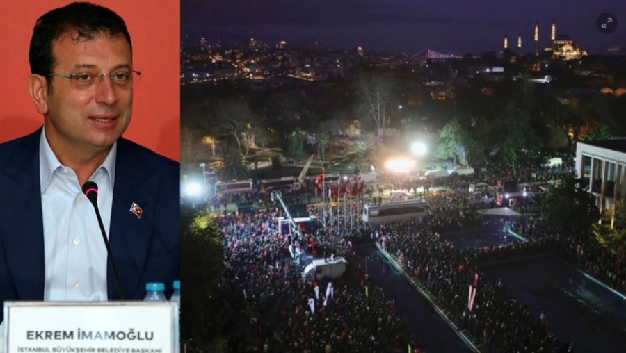 Oργή λαού στους δρόμους της Κωνσταντινούπολης ενάντια στην καταδίκη του δημάρχου Imamoglu