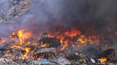 Φωτιά στον ΧΥΤΑ Νεμέας – Μεγάλη κινητοποίηση της πυροσβεστικής