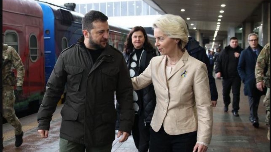 Στο Κίεβο η Ursula von den Leyen για 6η φορά - Ο λόγος της επίσκεψής της