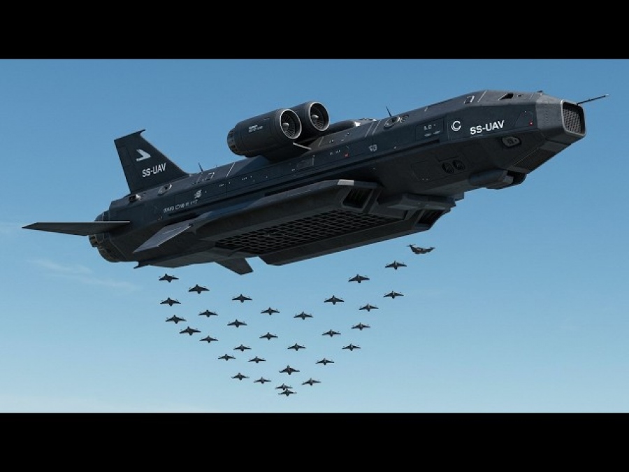 Εφιάλτης στον αέρα - Η Κίνα «σήκωσε» το πρώτο «ιπτάμενο αεροπλανοφόρο»: Εκτοξεύει σμήνη drones δολοφόνων