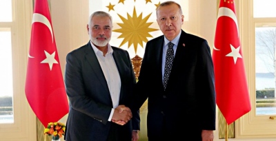 Ισραήλ: Ο Erdogan πρέπει να «ντρέπεται» για τη συνάντησή του με τον επικεφαλής της Hamas