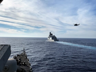 Συνεκπαίδευση της φρεγάτας «Κανάρης» και της πυραυλακάτου «Σιμιτζόπουλος» με το ιταλικό αντιτορπιλικό 