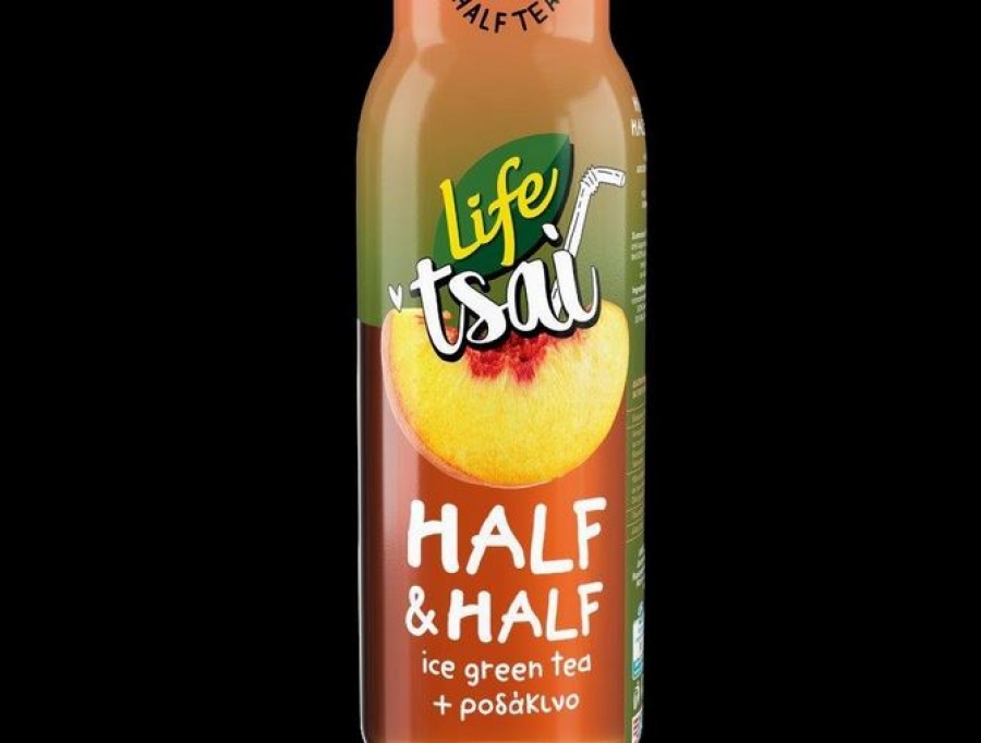 Λανσάρισμα νέας γεύσης LIFE Tsai Half & Half Πράσινο Τσάι-Ροδάκινο!