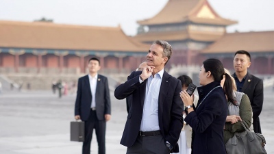 Ο Κυριάκος Μητσοτάκης στην Απαγορευμένη Πόλη στο Πεκίνο