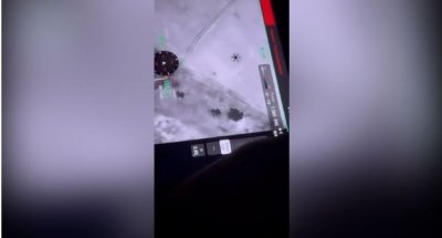 Μια σύγκρουση μεταξύ δύο ουκρανικών drones Baba Yaga καταγράφηκε σε βίντεο