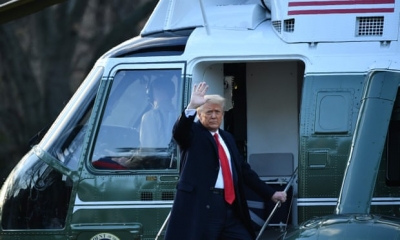 Η αινιγματική δήλωση Trump κατά την αποχώρηση του: Θα επιστρέψω με κάποιον τρόπο