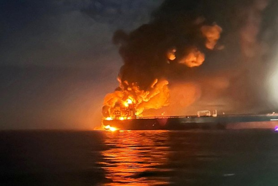 Η Ουκρανία ανέλαβε την ευθύνη για την επίθεση στα δύο τάνκερ του ρωσικού σκιώδους στόλου  στη Μαύρη Θάλασσα